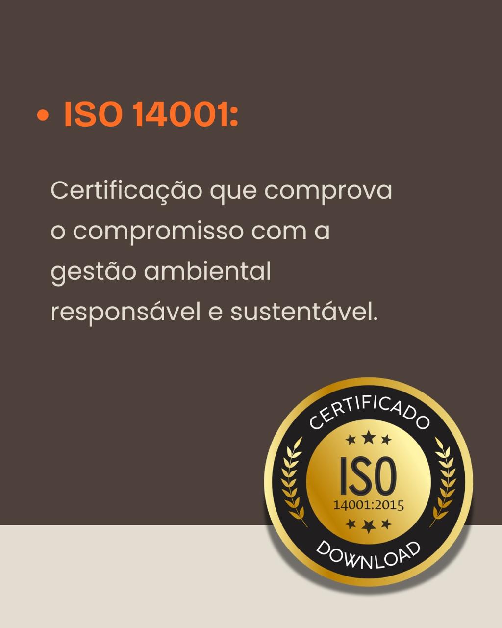 Certificação ISO 14001