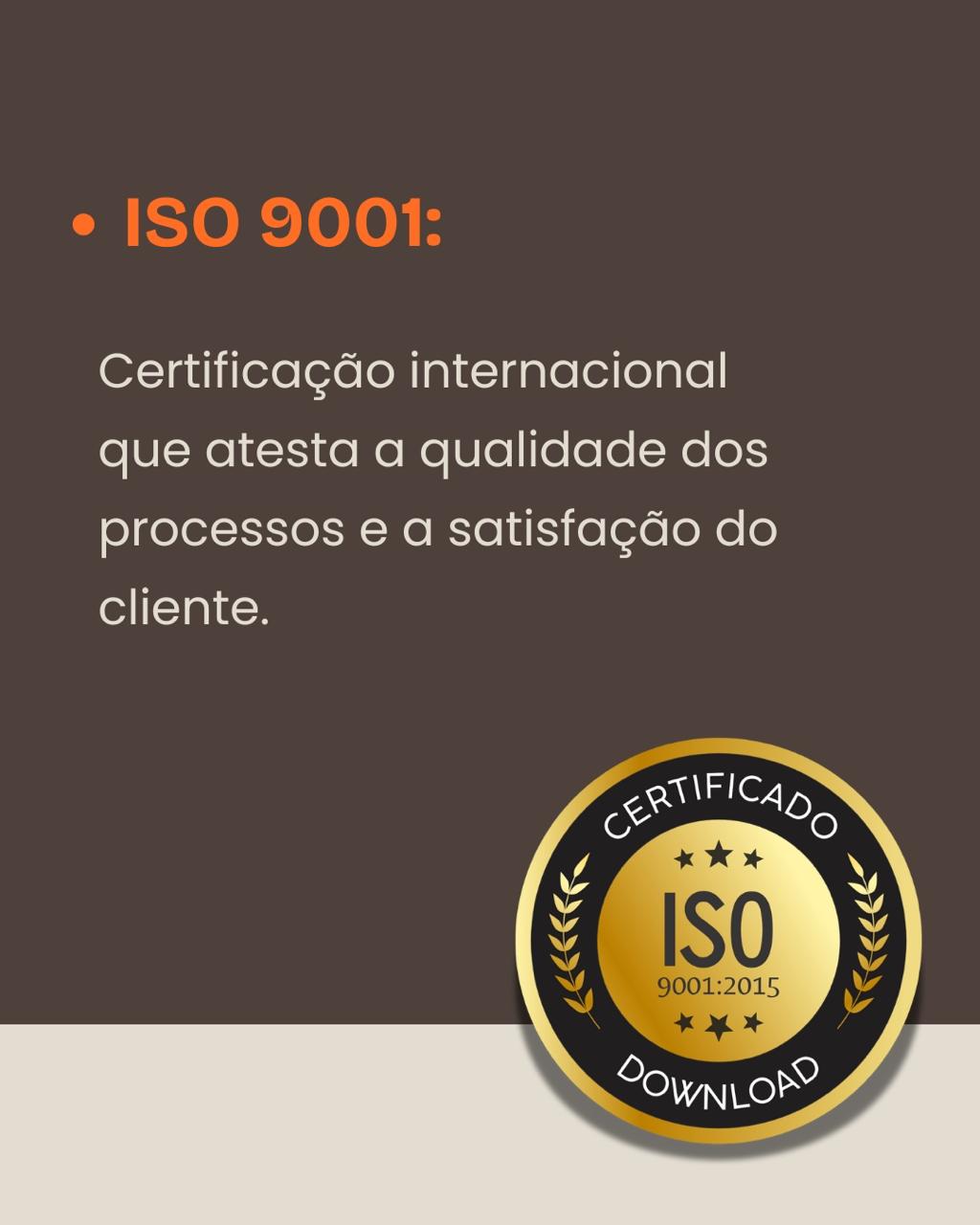 Certificação ISO 9001